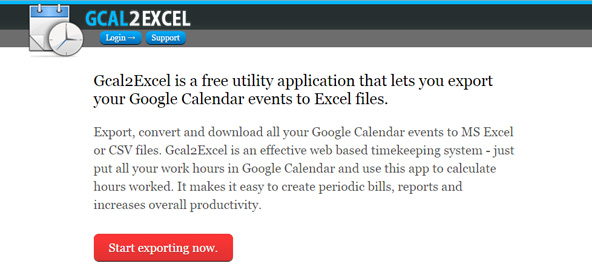 Googleカレンダーの予定をエクセルやcsv形式でエクスポートできる Gcal2excel Webマーケティング ブログ